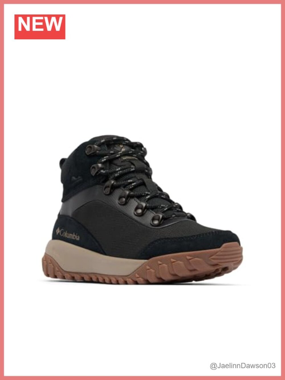 Columbia Women's Burnsider Waterproof Hiking Boots Omni-Grip Suede Ankle